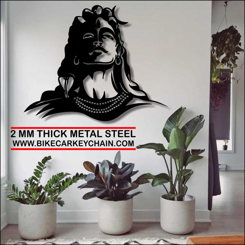 Adiyogi Shiva Metal Wallart