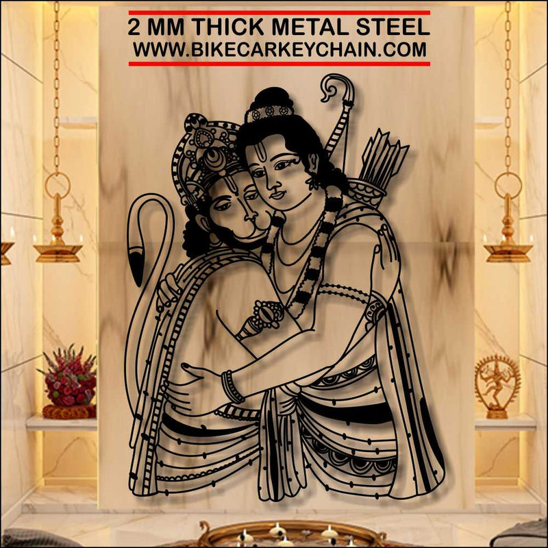 Ram Hanuman Metal Wallart